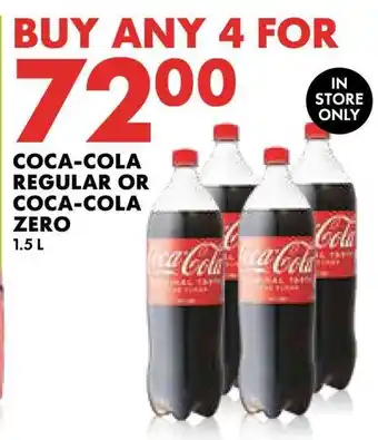 Woolworths Coca-cola regular or coca-cola zero offer