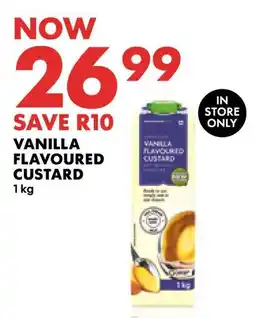 Woolworths Vanilla flavoured custard offer
