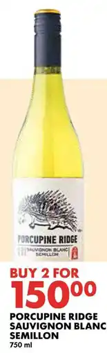 Woolworths Porcupine ridge sauvignon blanc semillon offer