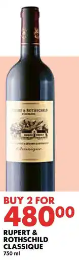 Woolworths Rupert & rothschild classique offer