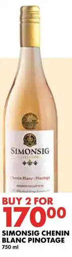Woolworths Simonsig chenin blanc pinotage offer