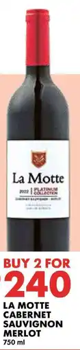 Woolworths La motte cabernet sauvignon merlot offer