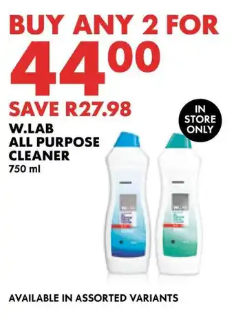 Woolworths W.lab all purpose cleaner offer