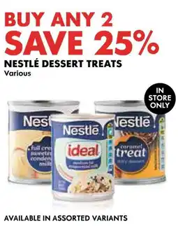 Woolworths Nestlé dessert treats offer