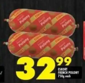 Shoprite Eskort French Polony 750g each offer