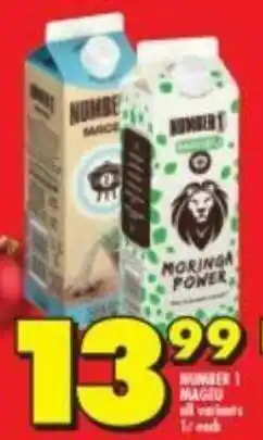 Shoprite Number 1 Mageu All Variants 1L each offer