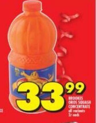 Shoprite Brookes Oros Squash Concentrate All Variants 2L each offer