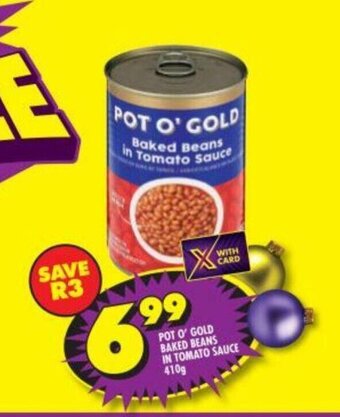 Shoprite Pot O' Gold Baked Beans in Tomato Sauce 410g offer