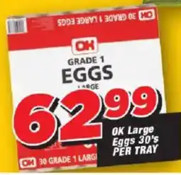 OK Grocer OK Large Eggs offer