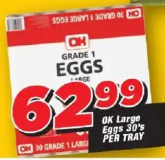 OK Grocer OK Large Eggs offer