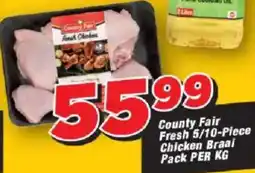 OK Grocer County Fair Fresh Chicken Braai Pack offer