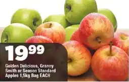 OK Grocer Golden Delicious, Granny Smith or Season Standard Apples offer