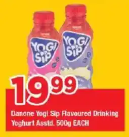 OK Grocer Danone Yogi Sip Flavoured Drinking Yoghurt Asstd. offer