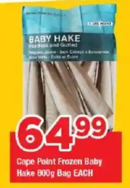 OK Grocer Cape Point Frozen Baby Hake offer
