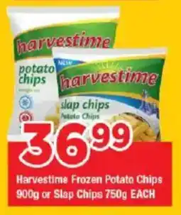 OK Grocer Harvestime Frozen Potato Chips or Slap Chips offer