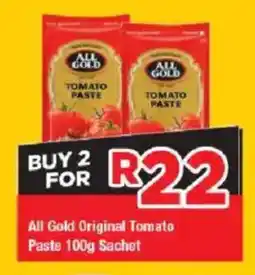 OK Grocer All Gold Original Tomato Paste Sachet offer