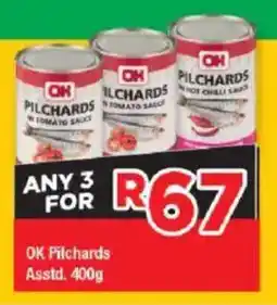 OK Grocer OK Pilchards Asstd. offer