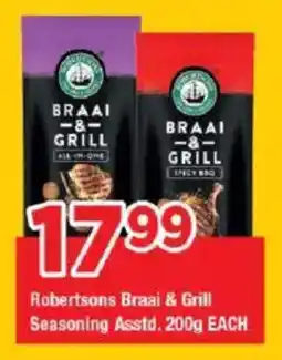 OK Grocer Robertsons Braai & Grill Seasoning Asstd. offer