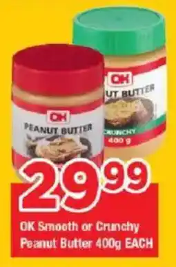 OK Grocer OK Smooth or Crunchy Peanut Butter offer