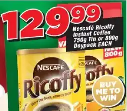 OK Grocer Nescafé Ricoffy Instant Coffee Tin or Doypack offer