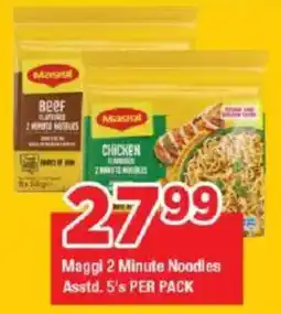 OK Grocer Maggi 2 Minute Noodles Asstd. 5's PER PACK offer