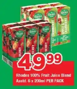 OK Grocer Rhodes 100% Fruit Juice Blend Asstd. offer