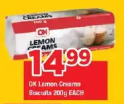 OK Grocer OK Lemon Creams Biscuits offer