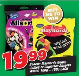 OK Grocer Beacon Maynards Gums, Jellies or Liquorice Allsorts Asstd. offer
