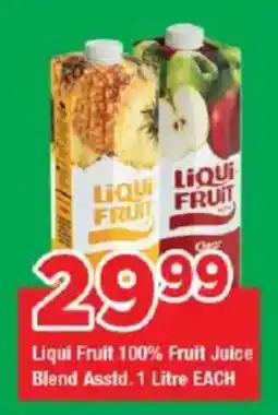 OK Grocer Liqui Fruit 100% Fruit Juice Blend Asstd. offer