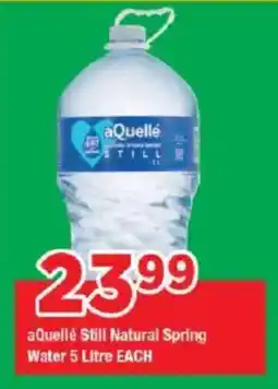 OK Grocer aQuelle Still Natural Spring Water offer
