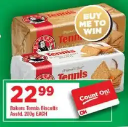 OK Grocer Bakers Tennis Biscuits Asstd. offer