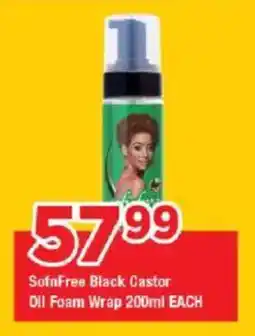 OK Grocer SofnFree Black Castor Oil Foam Wrap offer