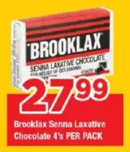 OK Grocer Brooklax Senna Laxative Chocolate offer