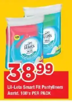 OK Grocer Lil-Lets Smart Fit Pantyliners Asstd. offer