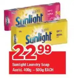 OK Grocer Sunlight Laundry Soap Asstd. offer