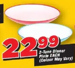OK Grocer 2-Tone Dinner Plate offer