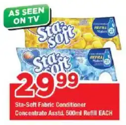 OK Grocer Sta-Soft Fabric Conditioner Concentrate Asstd. Refill offer