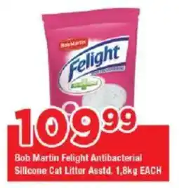 OK Grocer Bob Martin Felight Antibacterial Silicone Cat Litter Asstd. offer