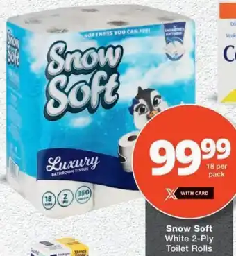 MediRite Snow Soft White 2-Ply Toilet Rolls offer