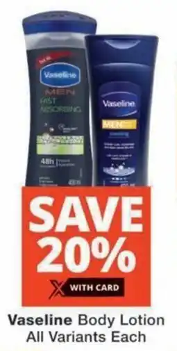 MediRite Vaseline Body Lotion All Variants offer