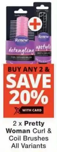 MediRite Pretty Woman Curl & Coil Brushes All Variants offer