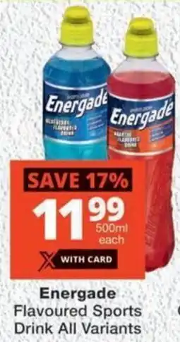 MediRite Energade Flavoured Sports Drink All Variants offer