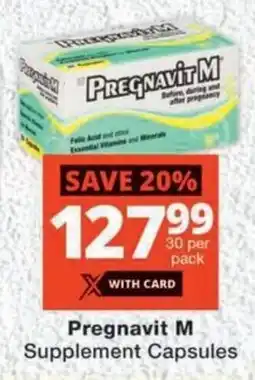 MediRite Pregnavit M Supplement Capsules offer