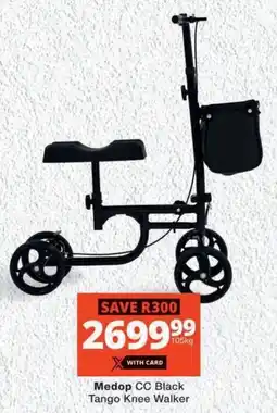 MediRite Medop CC Black Tango Knee Walker offer