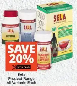 MediRite Sela Product Range offer