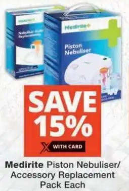 MediRite Medirite Piston Nebuliser/ Accessory Replacement Pack offer