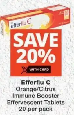 MediRite Efferflu C Orange/ Citrus Immune Booster Effervescent Tablets offer