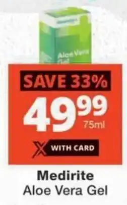 MediRite Medirite Aloe Vera Gel offer
