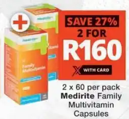 MediRite Medirite Family Multivitamin Capsules offer