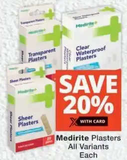 MediRite Medirite Plasters All Variants offer